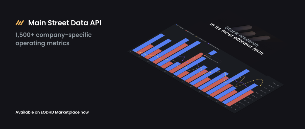 Main Street Data API: Unlock 1,500+ metrics for US stocks