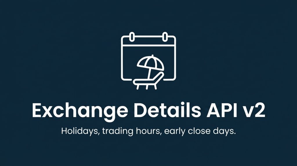 Exchange Details API v2 is live