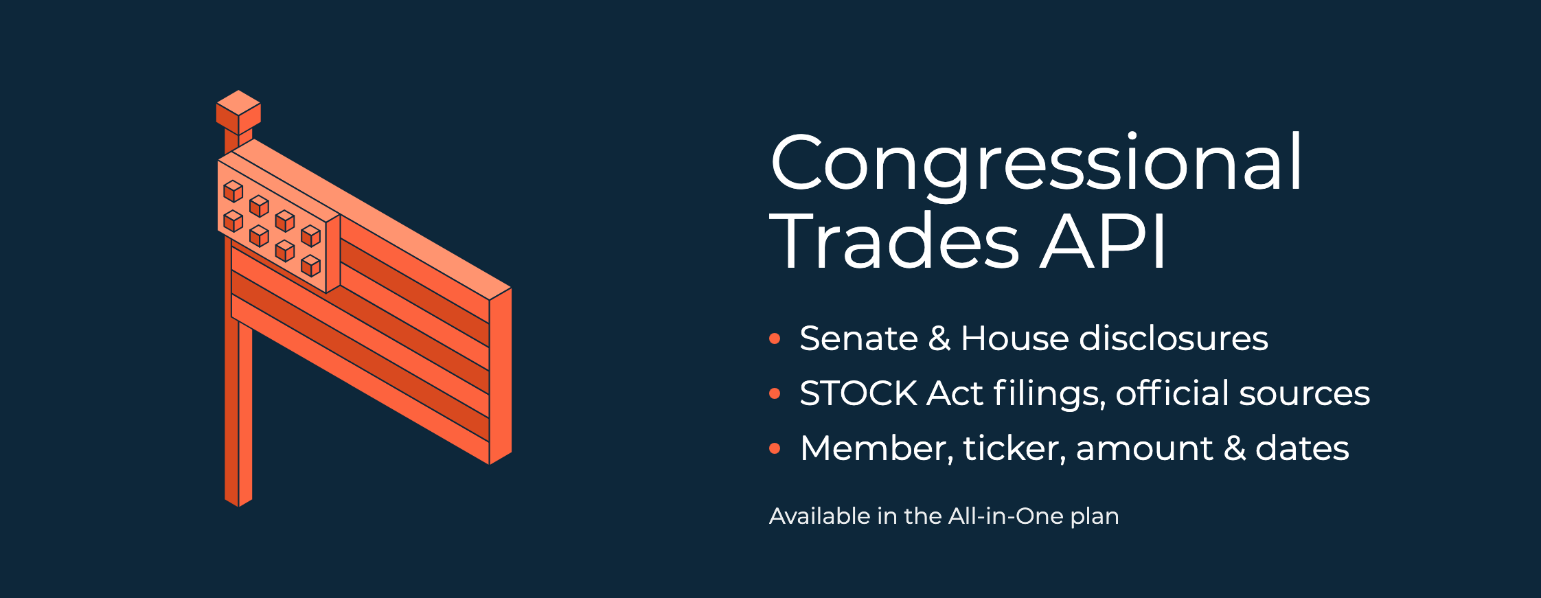 Introducing the Congressional Trades API