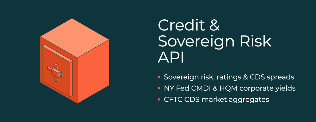 Introducing the Credit & Sovereign Risk Data API