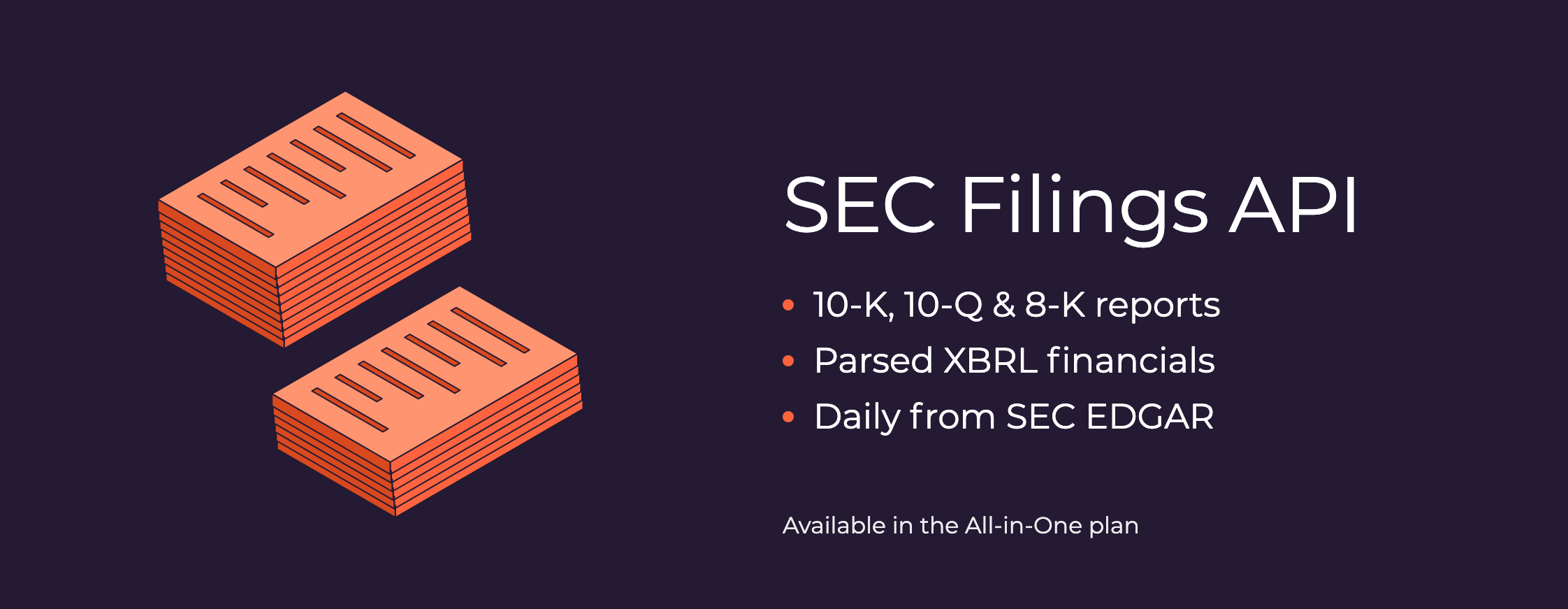 Introducing the SEC Filings API: 10-K, 10-Q & 8-K from SEC EDGAR