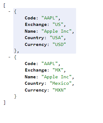 Stock Search API